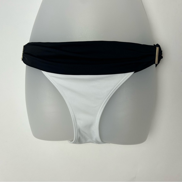 Victoria's Secret Other - Victoria's Secret Black/White Colorblock Bikini Bottoms M/M.